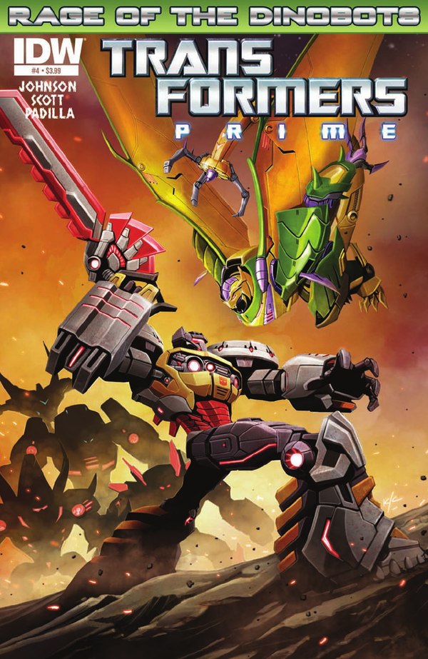 Transformers Prime Rage Of Dinobots Issue 4 Image  (1 of 9)